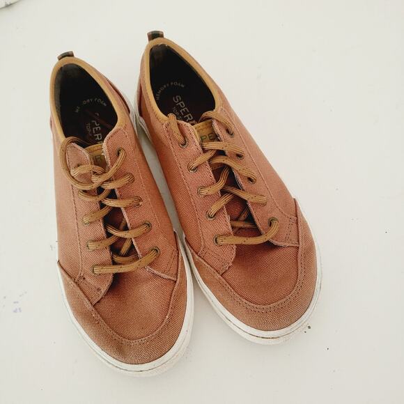 Sperry memory foam shoes size 4.5 youth - Picture 1 of 6